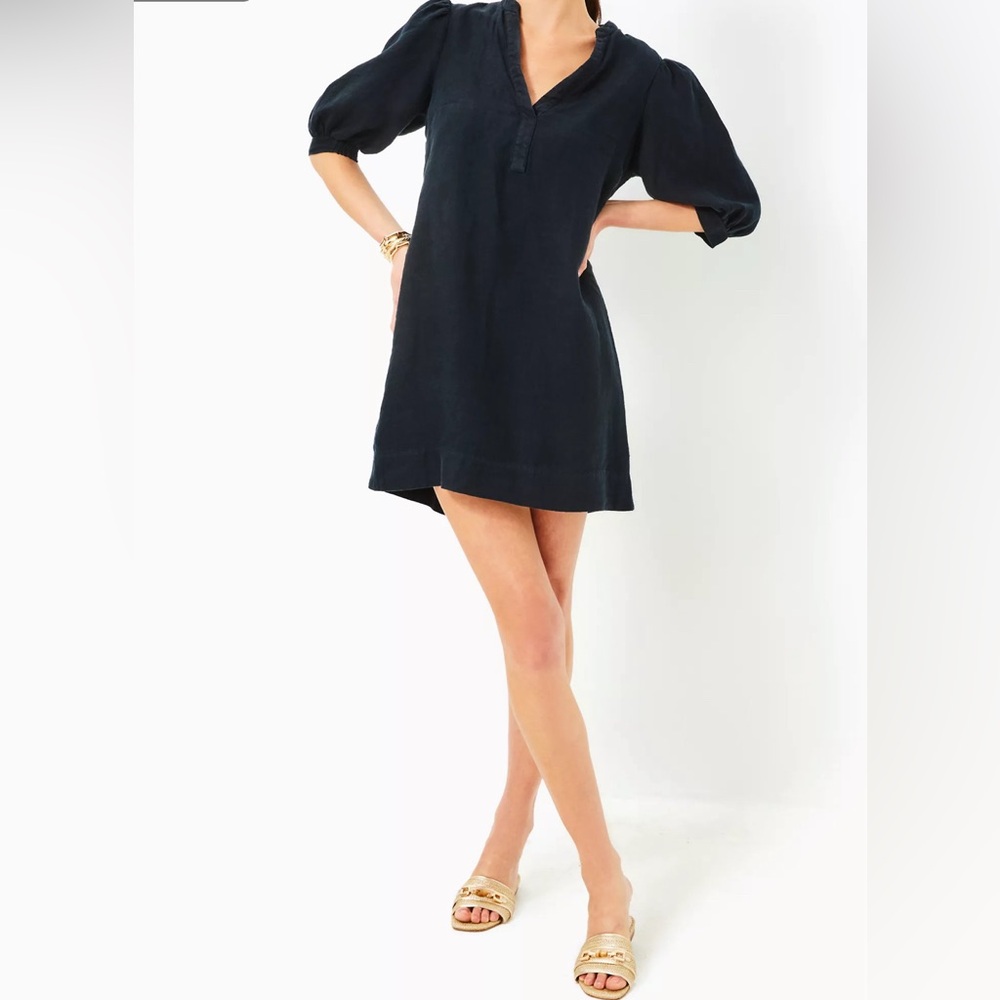 NWT Lilly Pulitzer Mialeigh Linen Dress
